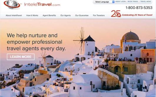 Inteletravel homepage Dec 2018