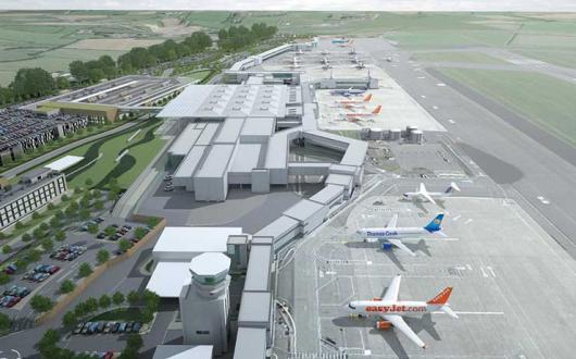 Bristol Airport development artists rendering