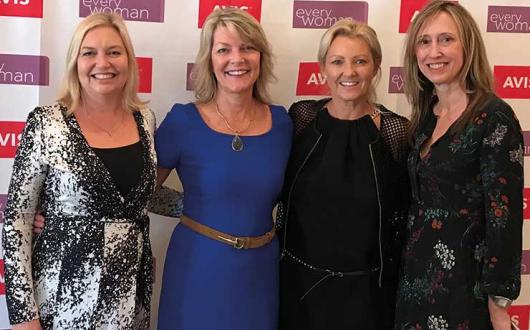 Left to right - Jeanette ABG, Karen EW, Julia ABG, Maxine EW