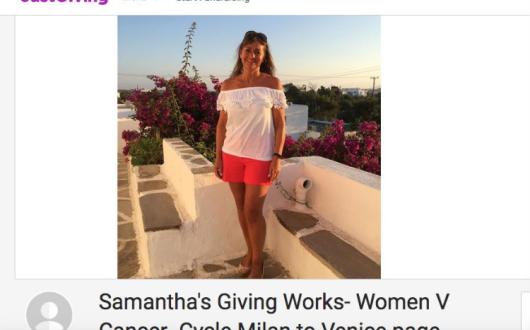 Sam Walton Just Giving page