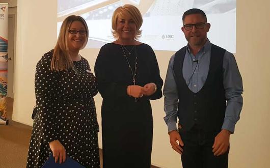 Claire John Paula Advantage Cruise Conference 19