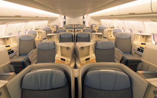 Air Mauritius A330 Business Class cabin