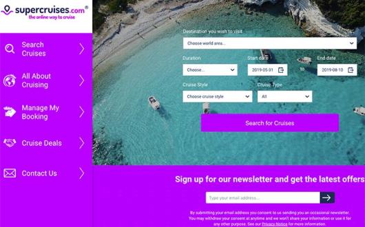 Supercruises site screenshot