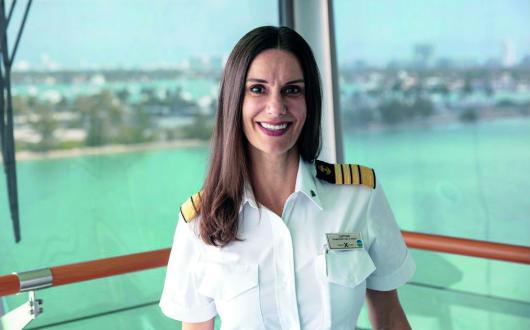 America's first female cruise captain will helm Beyond during its maiden season in Europe next spring