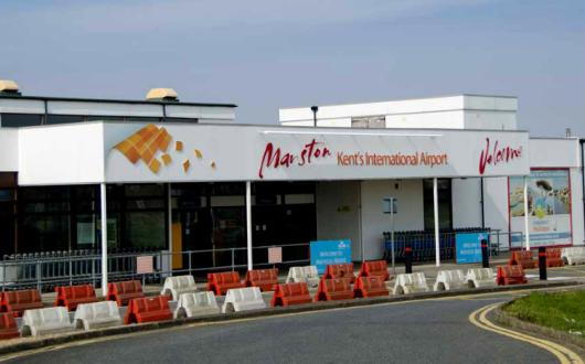 Manston airport has a small passenger terminal