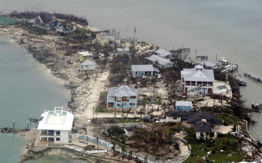 Dorian caused widespread devastation in the Bahamas. Credit: US Coast Guard / Adam Stanton