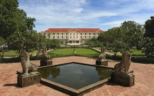 The refurbished Raffles Grand Hotel d'Angkor is due to reopen on 1 October