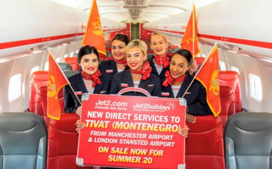 Jet2 will fly to Montenegro from Stansted and Manchester