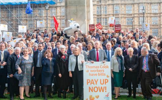 Almost 70% of ex-Thomas Cook Airlines staff are yet to find re-employment, says Unite