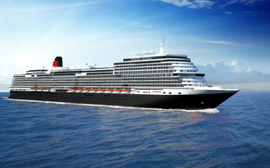 Visualisation of Cunard’s new, as yet unnamed, ship