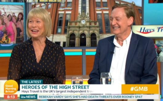 John and Irene Hays on GMB