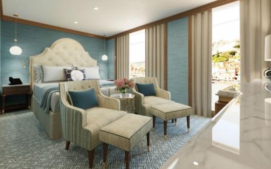 A suite on Uniworld's Sao Gabriel