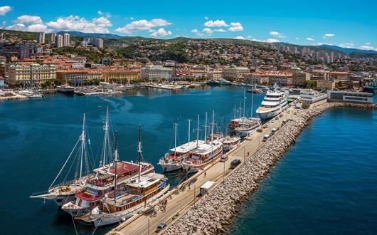 Rijeka harbour, Croatia
