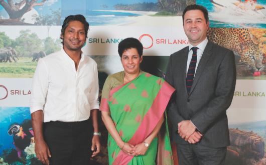 Ex-Sri Lanka cricketer Kumar Sangakkara (left) will be at WTM London