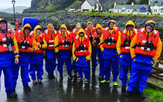 Aurora Expeditions hosted agents in Oban