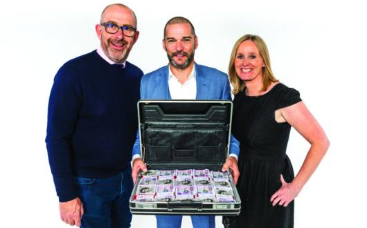 Michael English, Nicola McNeish and Fred Sirieix