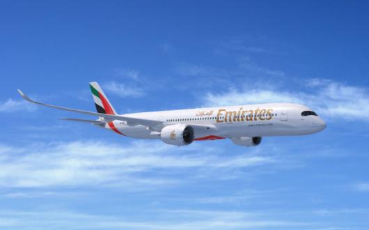 The A350 will join Emirates’ fleet in 2023