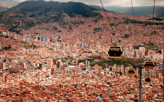 There have been clashes in Bolivian capital La Paz (Credit: Yang Jing / Unsplash)