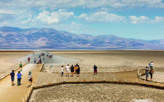 Badwater Basin in Death Valley, California. Picture: Peter Ellegard