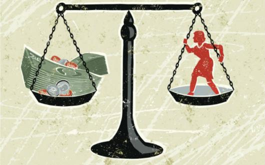 The gender pay gap is widening, according to ONS statistics