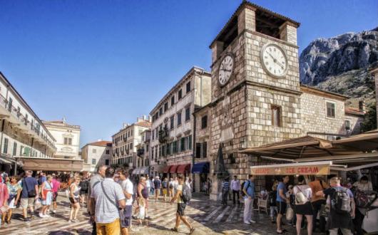 Kotor is located in a secluded part of the Gulf of Kotor