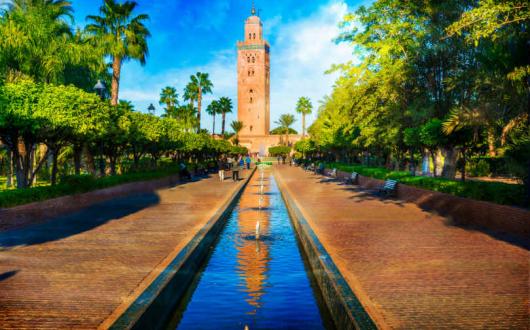 Koutoubia Mosque in Marrakech, Morocco