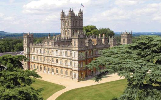 Downton Abbey is filmed at Highclere Castle in Hampshire