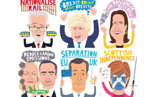 What are the main parties' policies? Picture:The Boy Fitz Hammond/nbillustration.co.uk