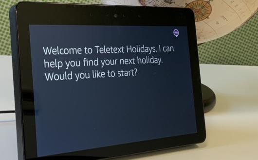 Teletext Holidays clients can now search for trips using Alexa