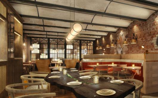 The Yard restaurant will be in The Unbound Collection by Hyatt's first property in the UK