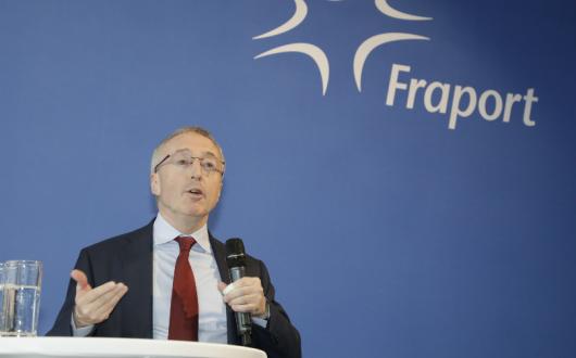 Boeing Europe president, Martin Donnelly, speaking at the airline’s European Expo