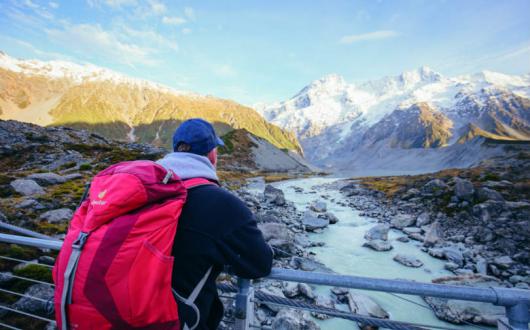 On Intrepid’s new nine-day Active Adventure tour, clients can hike to Taranaki Falls