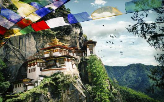 The Tiger's Nest Monastery in Bhutan