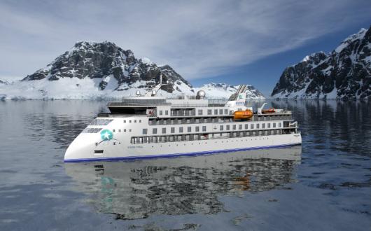 The ship will build on the X-Bow design of Aurora's first polar ship the Greg Mortimer