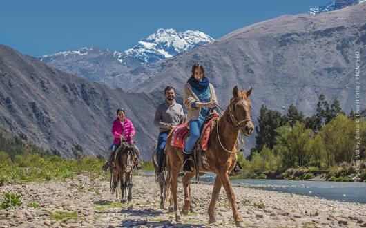 Horse-riding is a popular activity in Peru
