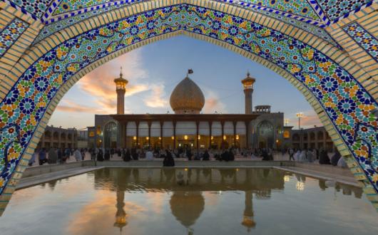 Holy Shrine of Shah Cheragh, in Shiraz, Iran
