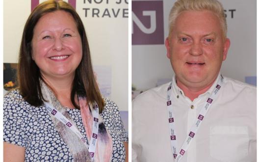 Emma Holliday and Duncan Croucher. Picture: Nik Macmillan