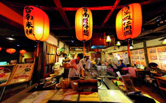 A night market in Taiwan