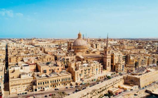 A view of Valletta, Malta
