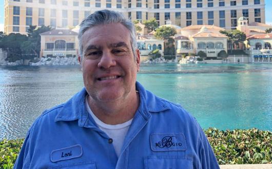 Loni Singer, front feature engineer at Bellagio Resort & Casino in Las Vegas