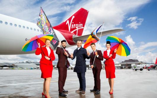 Virgin Atlantic and Virgin Holidays have signed a partnership with Manchester Pride