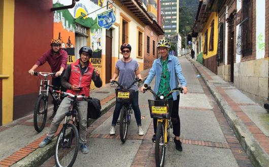 An Intrepid Travel group in Colombia