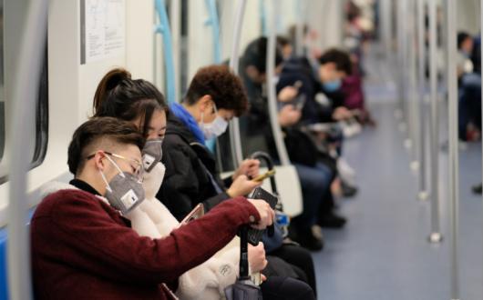 People have taken to wearing surgical masks in Shanghai amid the coronavirus outbreak