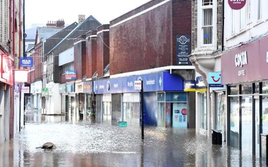 Tui's Pontypridd store was shut on Monday (17 February) due to the flooding