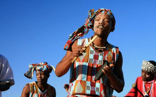 Clients can join in with traditional dances in South Africa
