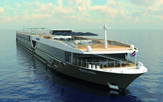 An artist impression of APT's new Contemporary Class ship