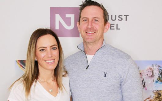 Sara Rigby and her husband, Rob.