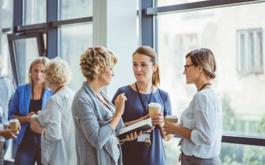 Women, gender pay gap, business, meeting iStock-1095887596