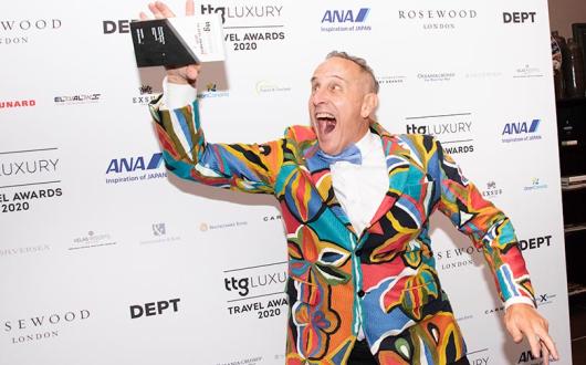 Bill Bensley won the prestigious Contribution to Luxury Travel award