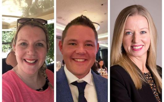 L-R: Sarah Harding, Tom Cloherty, Aishling McLoughlin